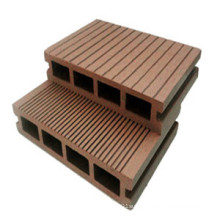 Anti-Crack Outdoor Hollow WPC Decking with Euro-Standard